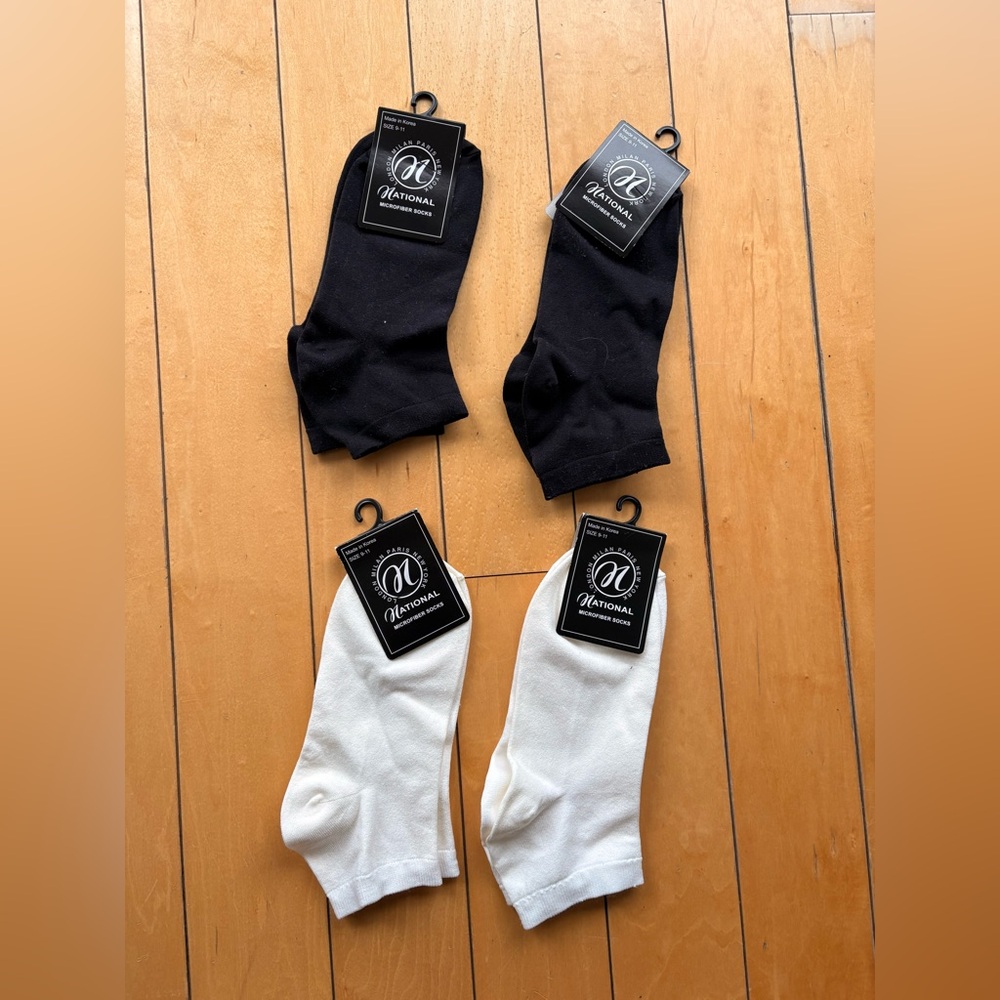 4 pairs of basic low cut socks